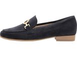 Mocassino E Mocassino Ara Kent, Pelle Scamosciata, Blu, Donna