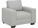 Vidaxl Poltrona Grigio Nuvola 100X77X82 Cm Tessuto