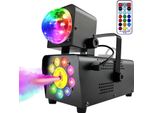 Macchina Del Fumo - Effetto Scenico E Party - 500 W - Telecomando - Stand-Alone - Funzionamento A Rete Ac - - Nero