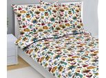 Biancheria Da Letto In Cotone - Natale - Rosso, Verde, Oro - 140X200, 70X90