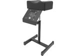 Sedia Per Pedicure, Altezza Regolabile, Cuscino Ergonomico, Nero