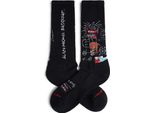 Jimmy Lion Athletic Basquiat Gem Spa Crew Socks Nero Eu 41-46 Uomo,Donna Nero Eu 41-46