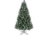 Albero Di Natale Artificiale 180 Cm Realistico Per Natale 1200 Rami Supporto In Metallo