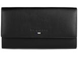 Bugatti Portafoglio Romeo Ladies Long Wallet With Flap Black Nero