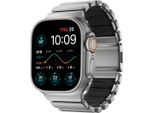 Nomad Stratos Cinturino In Titanio Per Apple Watch 44 Mm / 45 Mm / 46 Mm / 49 Mm Naturale/Nero