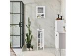 Mobiletto Da Bagno A Muro Con Ripiani Regolabili