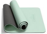 Cambivo Tappetino Yoga Antiscivolo 8Mm, 183X60Cm/183X61Cm Tappetino Palestra Spesso In Tpe, Yoga Mat Tappeto Pilates Fitness Alta Densit