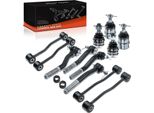 Frankberg 1X Set Di Bracci Oscillanti Asse Anteriore Per Jeep Grand Cherokee Ii Wg Wj 2.7L 3.1L 4.0L 4.7L 1999-2005