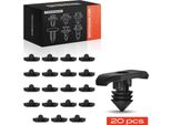 Frankberg 20X Clip Di Fissaggio Guarnizione Cofano Per Vw Golf Iii Audi A4 Q5 Seat Skoda