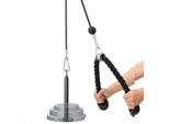 Sistema Di Cavi Per Home Fitness Happyment - Pull Fitness - Allenamento Per Bicipiti, Tricipiti, Petto E Schiena - Allenamento Della Forza - 6 Pezzi