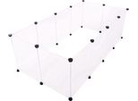 Pista Per Animali Meri White - Regolabile - Cuccioli E Piccoli Animali - 145X75X46Cm