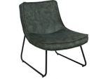 Poltrona Reclinabile Bolt Edge - Velluto - Verde - Con Braccioli - Soggiorno