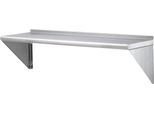 Portaspezie Sospeso - Capacità Di Carico 180KG - Horeca - Mensola A Muro In Acciaio Inox - Per Barattoli Di Spezie E Altro - Mensola Da Cucina