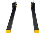 Forche Per Pallet - Forche Per Trattori E Transpallet - Set Di 2 Forche Per Pallet Collegabili - Capacità Di Carico 1814 Kg - Lunghezza 149 Cm