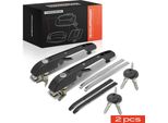 Frankberg 2X Maniglia Porta Anteriore Esterna Per Vw Polo Golf Cabriolet Ii Passat Notchback Variant Caddy I Derby Jetta