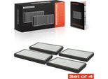 Frankberg 4X Filtro Aria Cabina Carbone Attivo Per Bmw Serie 7 E65 E66 E67 730-760 Alpina B7 Rolls
