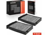 Frankberg 2X Filtro Aria Cabina A Carboni Attivi Per Renault Megane Ii BM0/1 EM0/1 Km Lm Dal 2002
