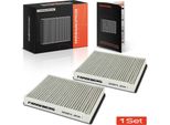 Frankberg 2X Filtro Aria Cabina Carbone Attivo Per Ford C-Max Galaxy WA6 Kuga Van Mondeo