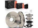 Frankberg 2X Dischi Freno 4X Pastiglie Freno Asse Anteriore Per Audi A3 Seat Altea Xl Leon Toledo Iii Skoda Octavia Ii Combi