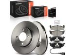 Frankberg 2X Dischi Freno 4X Pastiglie Freno Asse Anteriore Per Vw Lupo Polo Classic Van Seat Arosa
