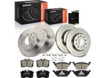 Frankberg 4X Dischi Freno 8X Pastiglie Freno Asse Anteriore Asse Posteriore Per Audi A3 Seat Altea Xl Leon Toledo Iii Skoda Octavia Ii Combi