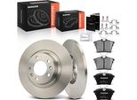 Frankberg 2X Dischi Freno 4X Pastiglie Freno Asse Posteriore Per Peugeot 407 Coupe 6C 2.0L 2.2L 2.7L 3.0L 2005-2010
