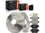 Frankberg 2X Dischi Freno 4X Pastiglie Freno Asse Posteriore Per Opel Corsa D S07 1.4L 1.6L 1.7L 2006-2014