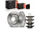 Frankberg 2X Dischi Freno 4X Pastiglie Freno Asse Posteriore Per Bmw Serie 3 E46 Serie 3 Compatta