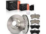 Frankberg 2X Dischi Freno 4X Pastiglie Freno Asse Anteriore Per Vw Touareg Audi Q7 4LB 7L6 7L7 7LA 3.0L 5.9L 2.5L 4.9L 6.0L