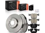 Frankberg 2X Dischi Freno 4X Pastiglie Freno Asse Anteriore Per Bmw X3 E83 X5 E53 3.0L 4.4L 2000-2011