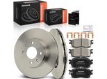 Frankberg 2X Dischi Freno 4X Pastiglie Freno Asse Anteriore Per Hyundai Accent Iii Mc I20 Pb Pbt Kia Rio Ii Jb