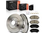 Frankberg 2X Dischi Freno 4X Pastiglie Freno Asse Anteriore Per Nissan Qashqai Ii Suv J11 J11 1.2L 1.3L 1.5L 1.6L 1.8L