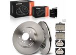 Frankberg 2X Dischi Freno 4X Pastiglie Freno Asse Posteriore Per Mercedes-Benz W203 CL203 C209 A209 R171