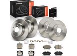 Frankberg 4X Dischi Freno 8X Pastiglie Freno Asse Anteriore Asse Posteriore Per Mercedes-Benz W203 CL203 C209 A209 R171