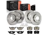 Frankberg 4X Dischi Freno 8X Pastiglie Freno Asse Anteriore Asse Posteriore Per Audi A2 A3 Seat Leon Toledo Ii Skoda Fabia I Combi Praktik