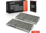 Frankberg 2X Filtro Aria Cabina A Carboni Attivi Per Mercedes-Benz Citan Opel Movano B Renault Kangoo Nissan