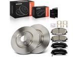 Frankberg 2X Dischi Freno 4X Pastiglie Freno Asse Anteriore Per Nissan X-Trail T32 Renault Koleos Ii Hc 1.3L 1.6L 1.8L 2.0L