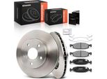 Frankberg 2X Dischi Freno 4X Pastiglie Freno Asse Anteriore Per Jeep Grand Cherokee Ii Wg Wj 2.7L 3.1L 4.0L 4.7L 1999-2005