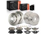 Frankberg 4X Dischi Freno 8X Pastiglie Freno Asse Anteriore Asse Posteriore Per Opel Astra G Caravan Cc Klasseic