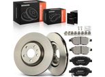 Frankberg 2X Dischi Freno 4X Pastiglie Freno Asse Anteriore Per Fiat 500L 351 352 0.9L 1.2L 1.4L Anno Dal 2012
