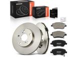 Frankberg 2X Dischi Freno 4X Pastiglie Freno Asse Anteriore Per Toyota Auris E15 NRE15 ZZE15 ADE15 ZRE15 NDE15 Corolla E15
