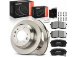 Frankberg 2X Dischi Freno 4X Pastiglie Freno Asse Posteriore Per Hyundai H-1 Cargo Tq H-1 Travel 2.5L Anno Dal 2008
