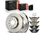Frankberg 2X Dischi Freno 4X Pastiglie Freno Asse Anteriore Per Audi A3 Seat Altea Xl Leon Toledo Iii Skoda Octavia Ii Combi