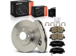 Frankberg 2X Dischi Freno 4X Pastiglie Freno Asse Anteriore Per Hyundai Accent Iv I20 Active Van Solaria Kia Rio Iii