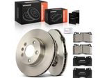 Frankberg 2X Dischi Freno 4X Pastiglie Freno Asse Anteriore Per Vw Touareg 7L6 7L7 7LA 7P5 7P6 3.0L 3.2L 3.6L 4.2L 4.1L