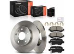 Frankberg 2X Dischi Freno 4X Pastiglie Freno Asse Posteriore Per Opel Astra G Caravan Cc Klasseic H Gtc Twintop Combo Tour