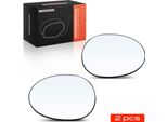 Frankberg 2X Specchio Vetro Esterno Specchio Anteriore Sinistro Destro Per CitroëN C1 Peugeot 107 Toyota 2005-2014
