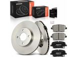 Frankberg 2X Dischi Freno 4X Pastiglie Freno Asse Anteriore Per Nissan Micra Iv K13 Note E12 1.2L 1.5L Anno Dal 2010