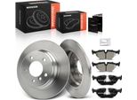Frankberg 2X Dischi Freno 4X Pastiglie Freno Asse Posteriore Per Bmw Serie 5 E39 2.0L 2.2L 2.5L 1995-2003