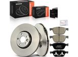 Frankberg 2X Dischi Freno 4X Pastiglie Freno Asse Anteriore Per Volvo XC60 156 2.0L 2.4L 2.5L 3.0L 3.2L 2008-2017